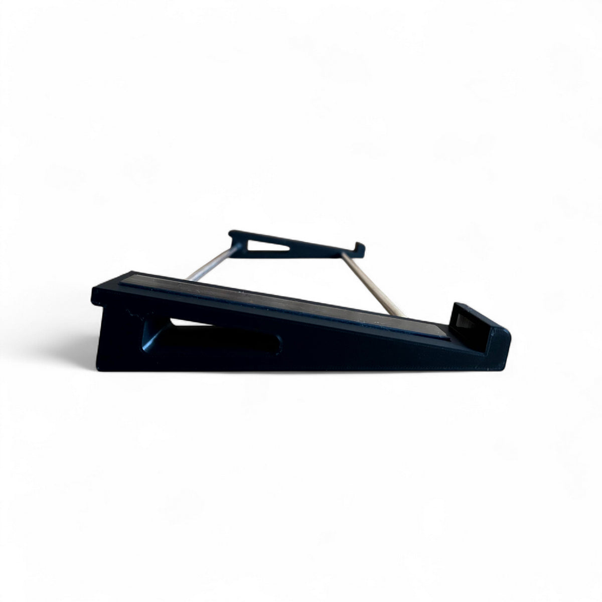 Arturia Keystep Keyboard Stand | 3D Printed Midi Controller Stand | Cold Earth Industries - 10 degree 3D printed stand in Black - Side View - by Cold Earth Industries