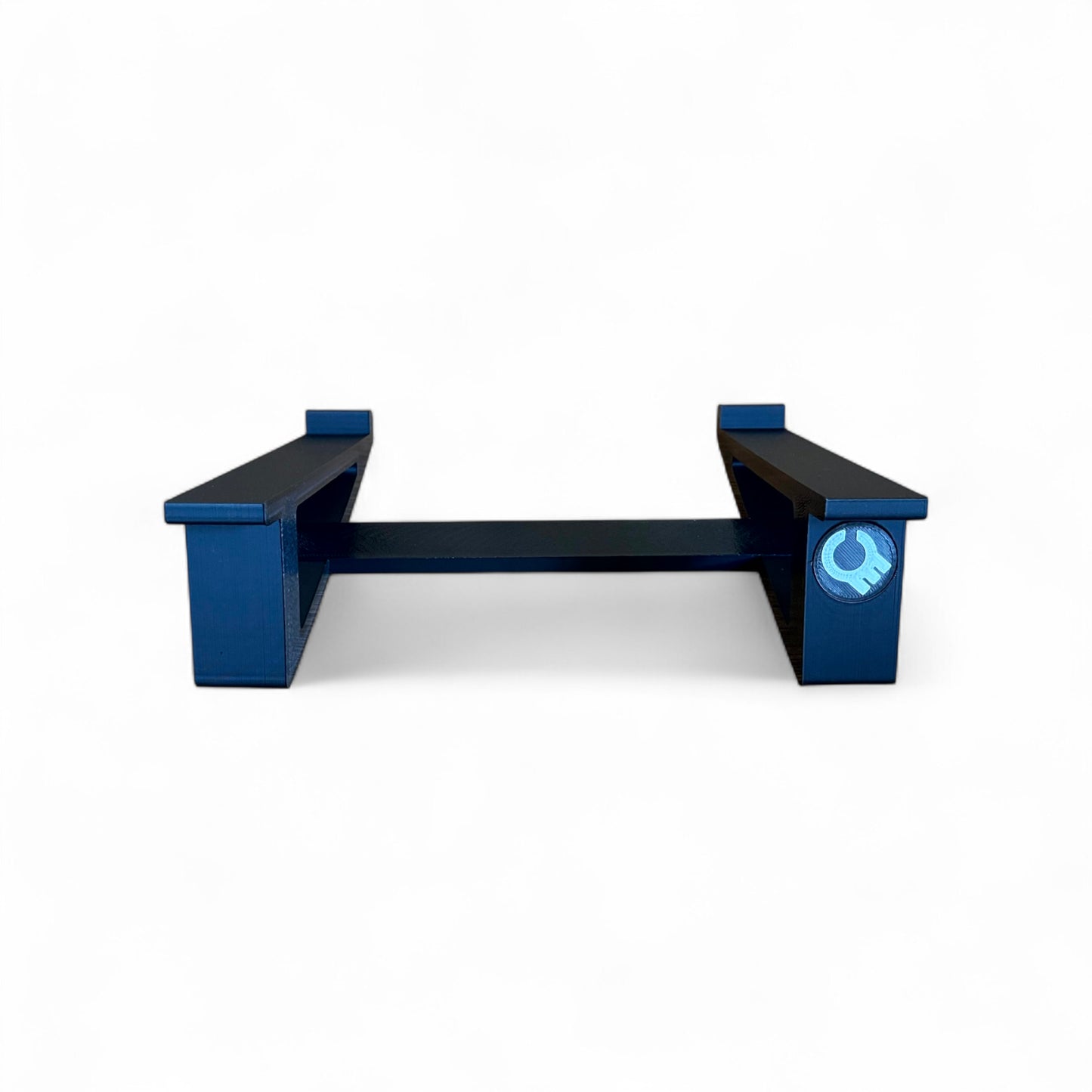 Cold Earth Industries Medium Synthesizer Stand | 3D Printed Synth Stand | Cold Earth Industries - 20 Degrees 3D printed stand in Black - Back View - by Cold Earth Industries