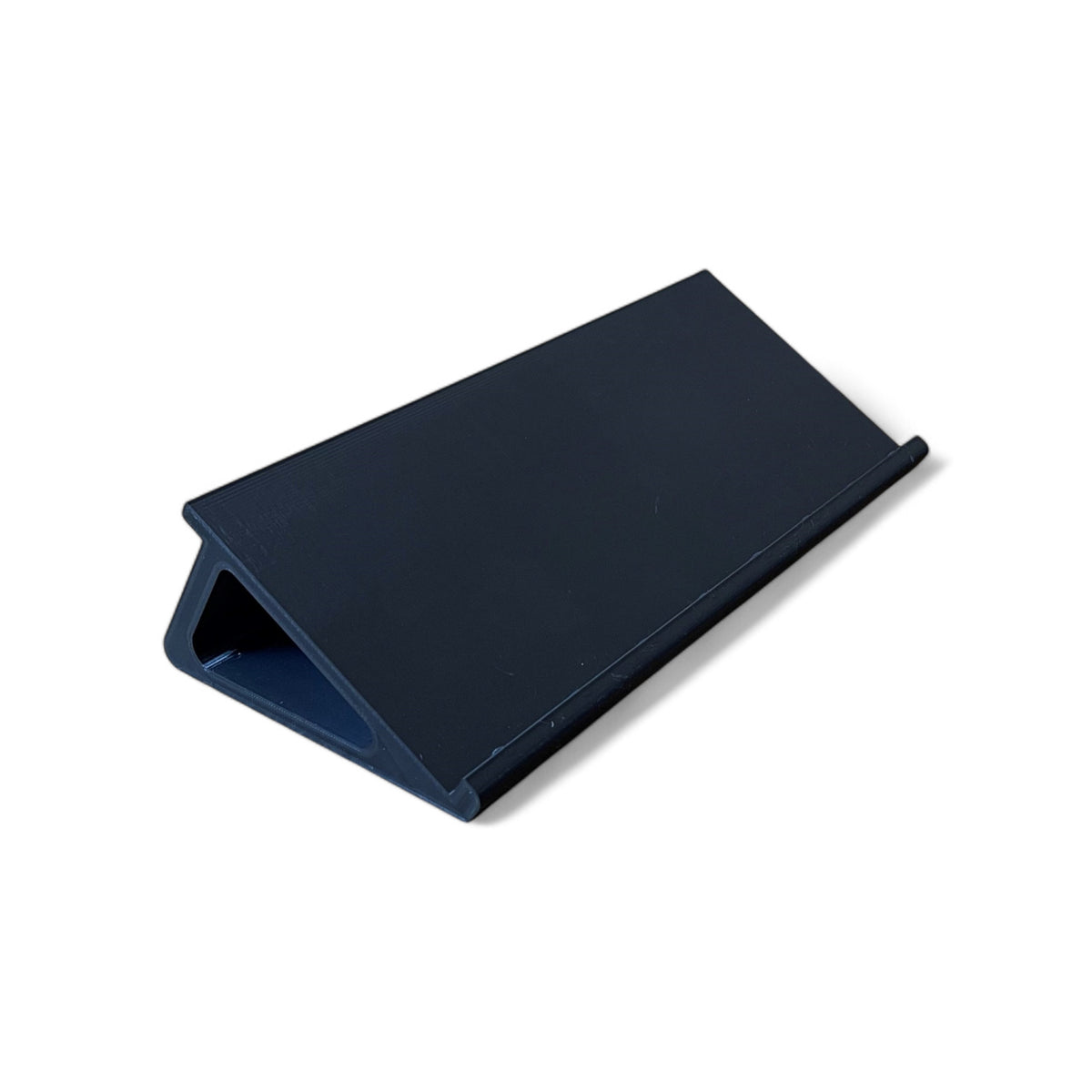 Large Guitar Pedal Stand 300mm Width, 3D printed by Cold Earth Industries (30 degree angle, black finish)