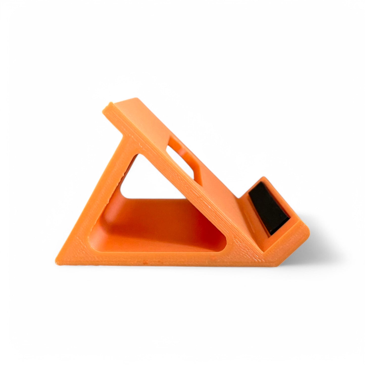 1010 Nanobox Lemondrop / Fireball / Razzmatazz / Tangerine Synthesizer Stand | 3D Printed Synthesizer Stand | Cold Earth Industries - 3D printed 45 degree Orange stand by Cold Earth Industries - side view