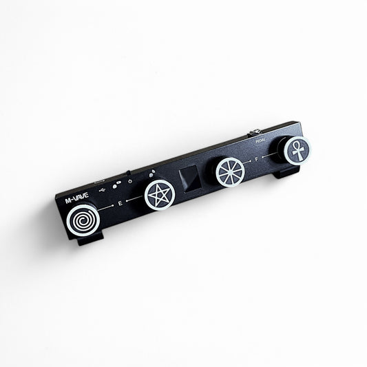 Cold Earth Industries Guitar Pedal Footswitch Topper Witchcraft Symbols | 3D Printed Guitar Pedal Footswitch Topper | Cold Earth Industries