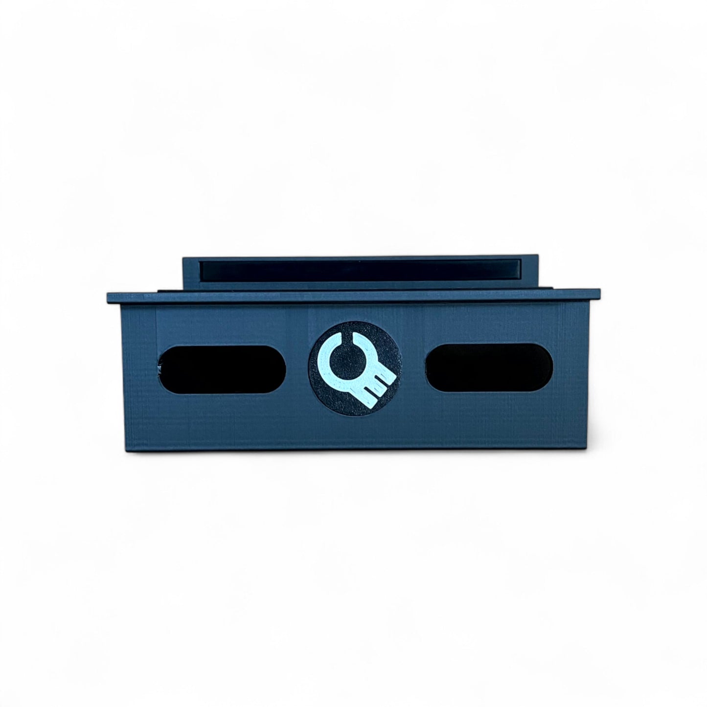 Cold Earth Industries Guitar Pedal Stand LITE 30 Degree 200mm Width | 3D Printed Guitar Pedal Stand | Cold Earth Industries - 30 Degree 3D printed stand in Black - Back View - by Cold Earth Industries