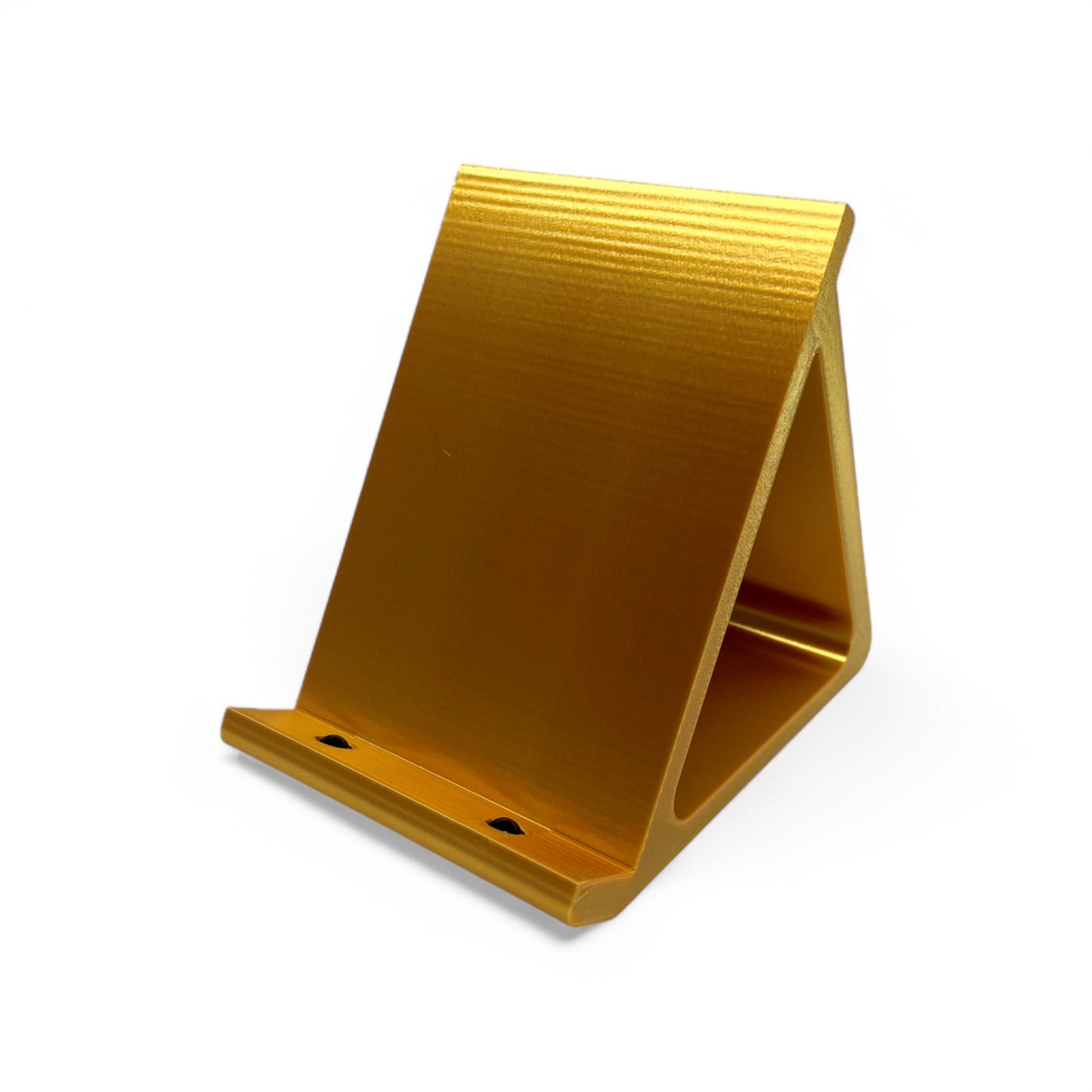 Guitar Pedal Stand 60 Degree 65mm - 110mm Widths, 3D printed by Cold Earth Industries (60 degree angle, 95mm width, gold finish)