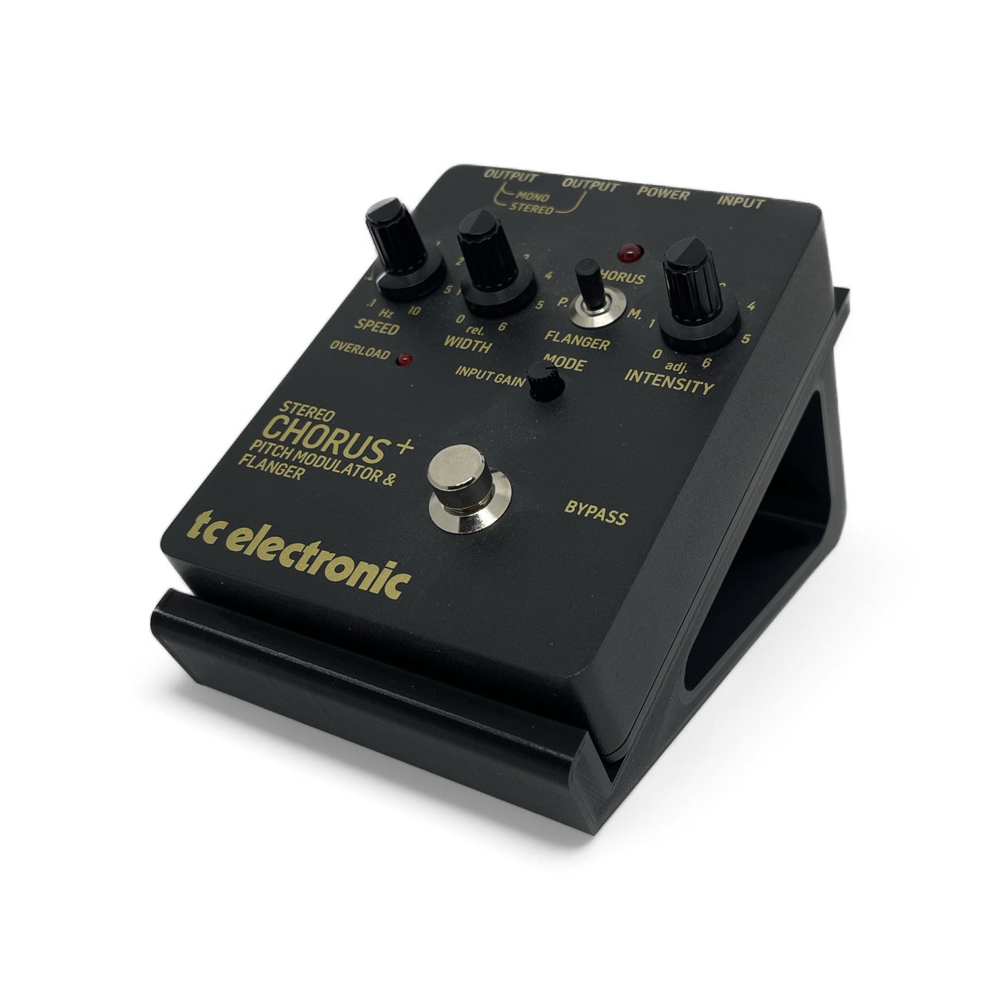 Cold Earth Industries Guitar Pedal Stand 30 Degree 65mm - 110mm Widths | 3D Printed Guitar Pedal Stand | Cold Earth Industries