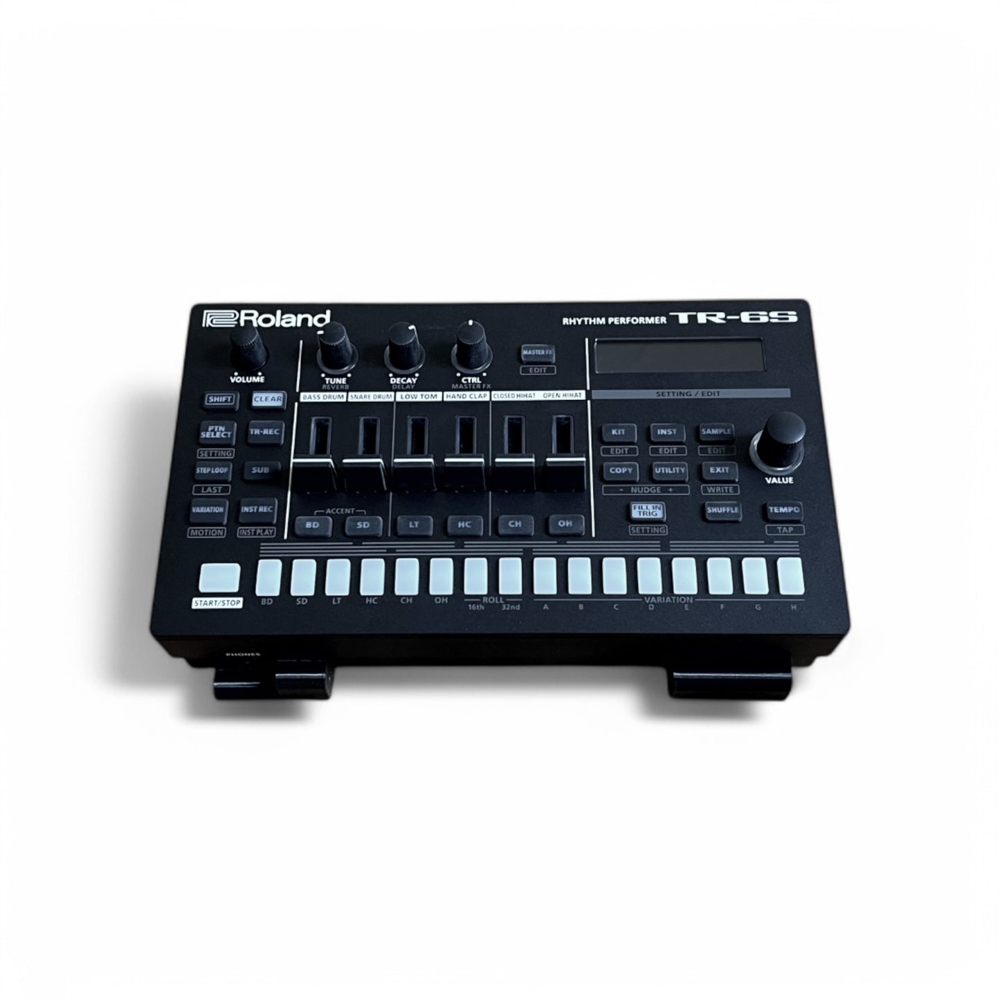 Roland TR6S Rhythm Performer Stand, 3D printed by Cold Earth Industries (photo 5)