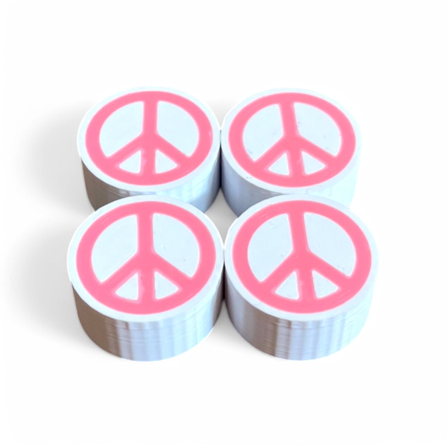 Cold Earth Industries Guitar Pedal Footswitch Topper Peace | 3D Printed Guitar Pedal Footswitch Topper | Cold Earth Industries