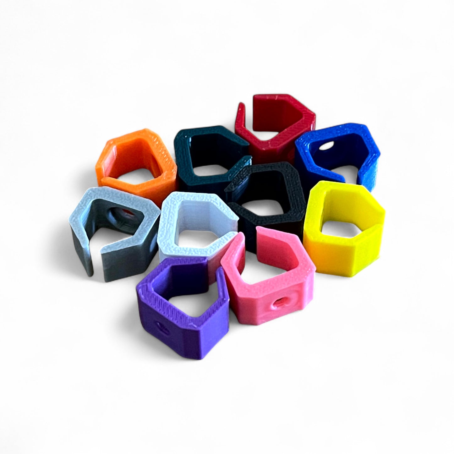 Eurorack Patch Cable Clips (Pack of 10) | 3D Printed Modular Synthesizer Clip | Cold Earth Industries