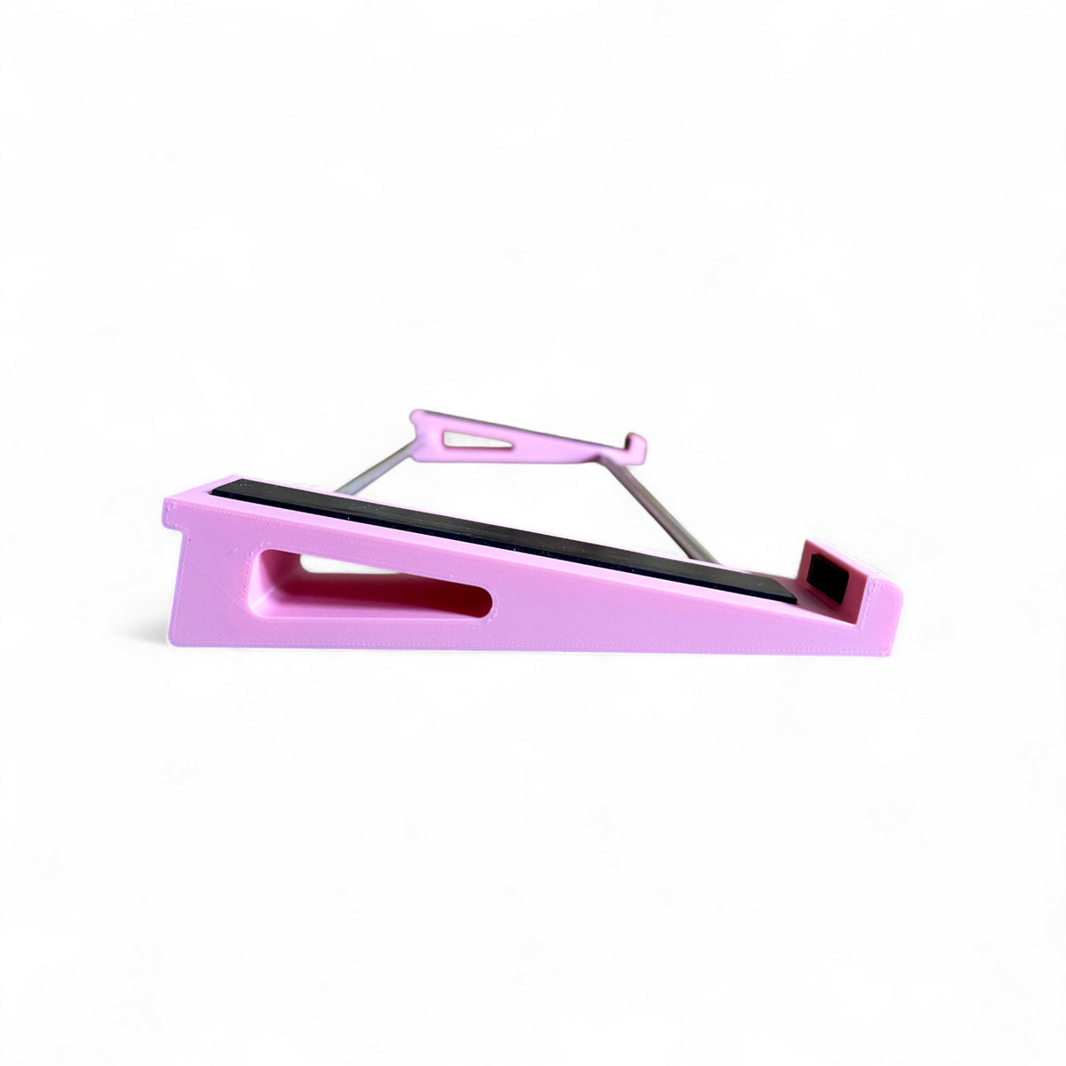 Arturia Keystep Keyboard Stand | 3D Printed Midi Controller Stand | Cold Earth Industries - 10 degree 3D printed stand in Pink - Side View - by Cold Earth Industries