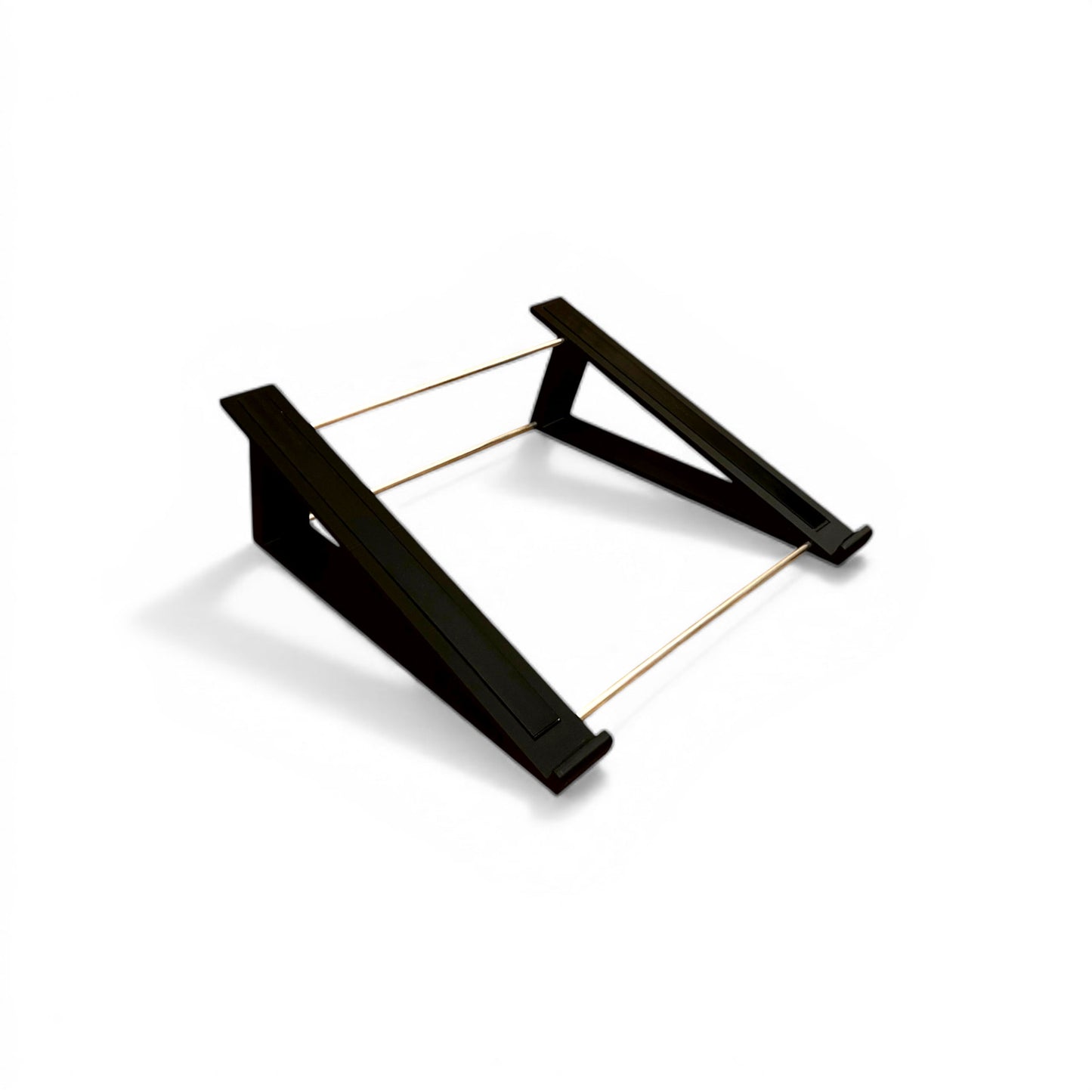 3D printed Rane MP2015 Rotary Mixer DJ Mixer 20 degree stand by Cold Earth Industries, shown in black on a white background