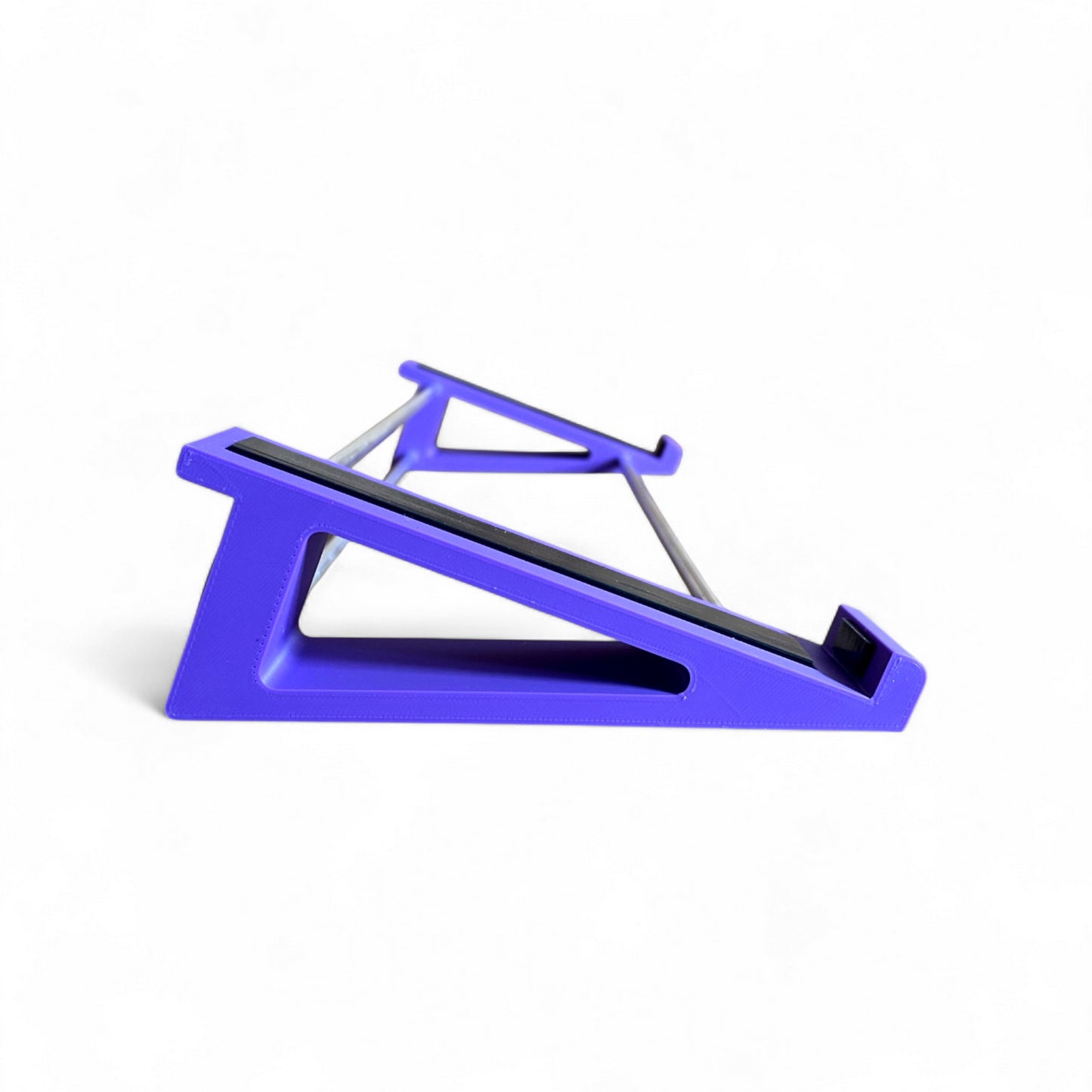 Arturia Keystep Keyboard Stand | 3D Printed Midi Controller Stand | Cold Earth Industries - 20 degree 3D printed stand in Purple - Side View - by Cold Earth Industries
