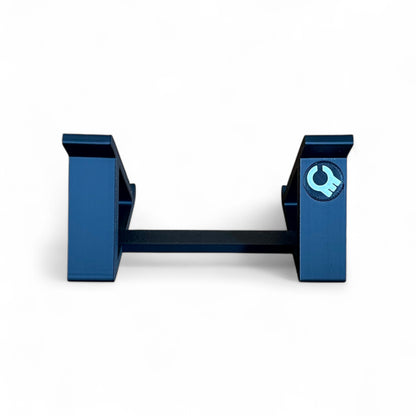 Behringer Pro VS Mini, JT Mini and PHARA-O Synthesizer Stands | 3D Printed Synthesizer Stands | Cold Earth Industries - 45 Degree 3D printed stand in Black - Back View - by Cold Earth Industries