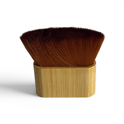 Soft, high-density nylon bristles on the Cold Earth Industries Synth Duster, ideal for safely removing dust from sensitive synth controls and surfaces.