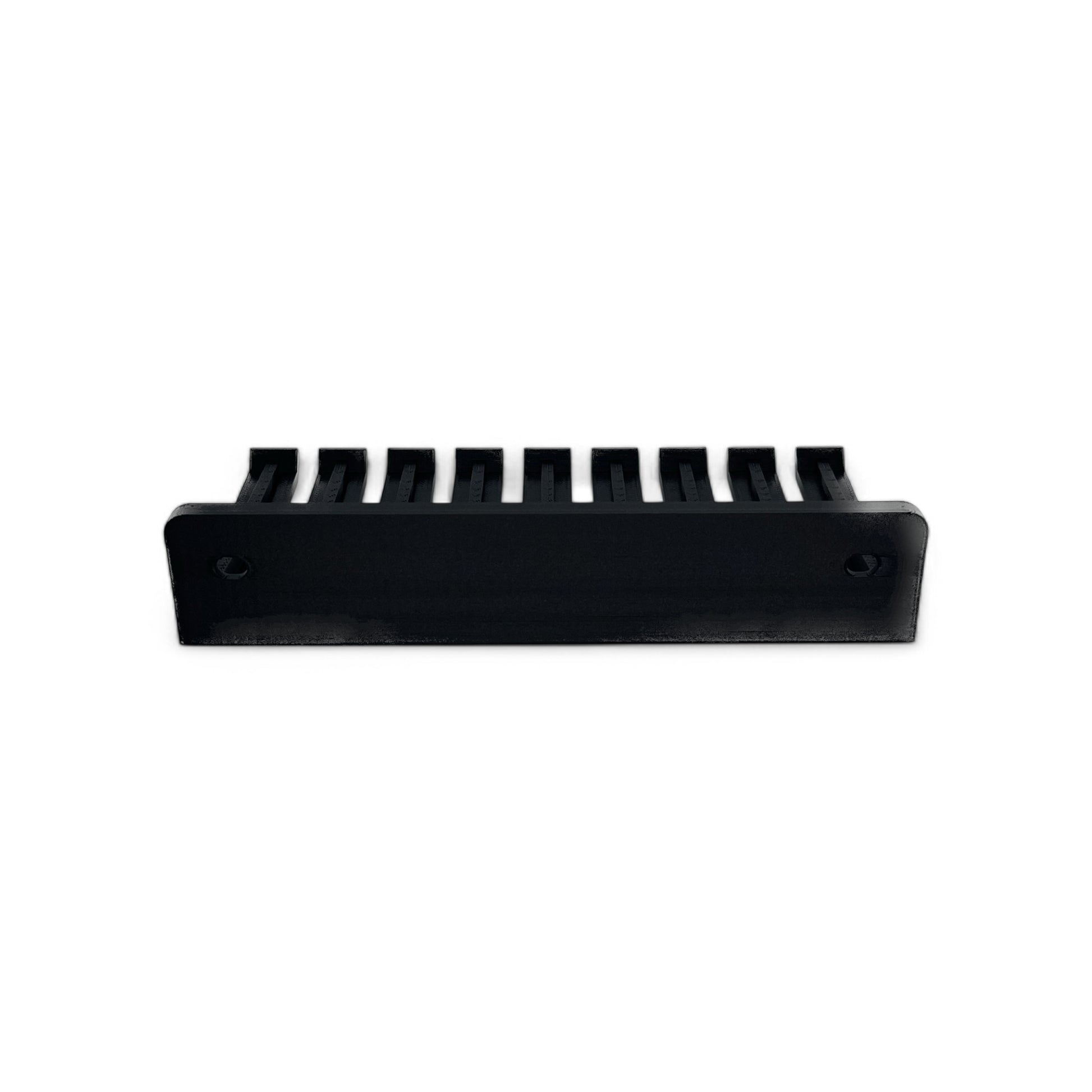 Cold Earth Industries 3D Printed Cable Holder for Eurorack Modular Synthesizers - Black - Back View