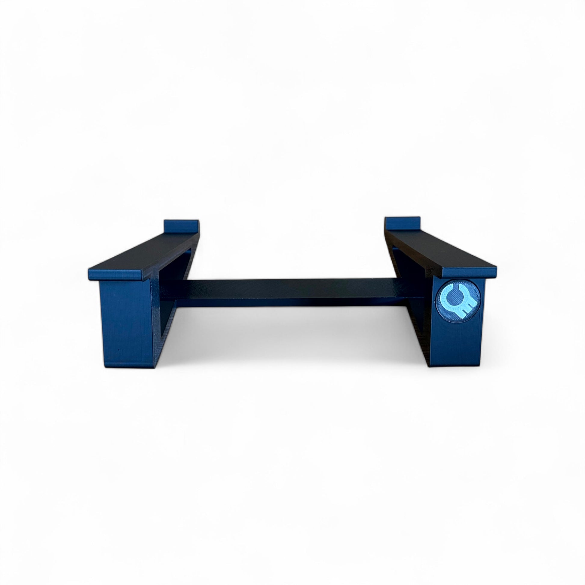 Cold Earth Industries Medium Synthesizer Stand | 3D Printed Synth Stand | Cold Earth Industries - 20 Degrees 3D printed stand in Black - Back View - by Cold Earth Industries