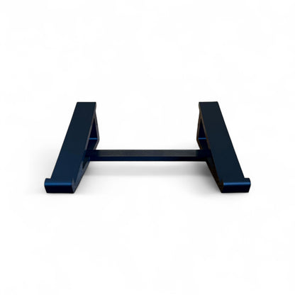 Cold Earth Industries Medium Synthesizer Stand | 3D Printed Synth Stand | Cold Earth Industries - 20 Degrees 3D printed stand in Black - Front View - by Cold Earth Industries