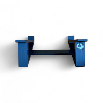 Cold Earth Industries Medium Synthesizer Stand | 3D Printed Synth Stand | Cold Earth Industries - 30 Degrees 3D printed stand in Black - Back View - by Cold Earth Industries