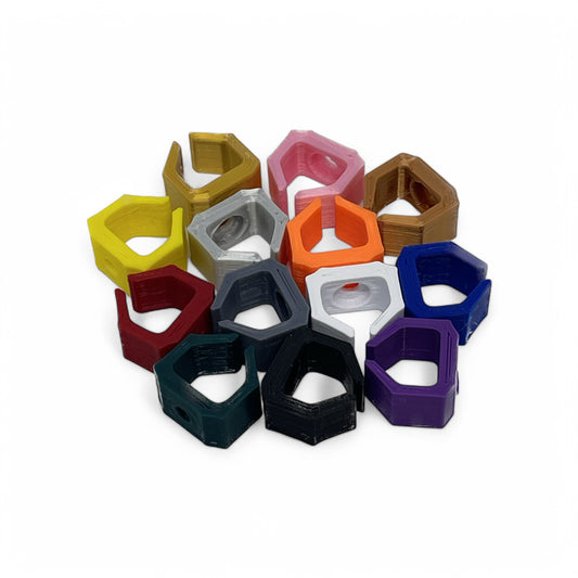 Cold Earth Industries Eurorack Patch Cable Clips (Pack of 10) | 3D Printed Eurorack Cable Clip | Cold Earth Industries - Custom 3D printed cable clips in various Colours by Cold Earth Industries