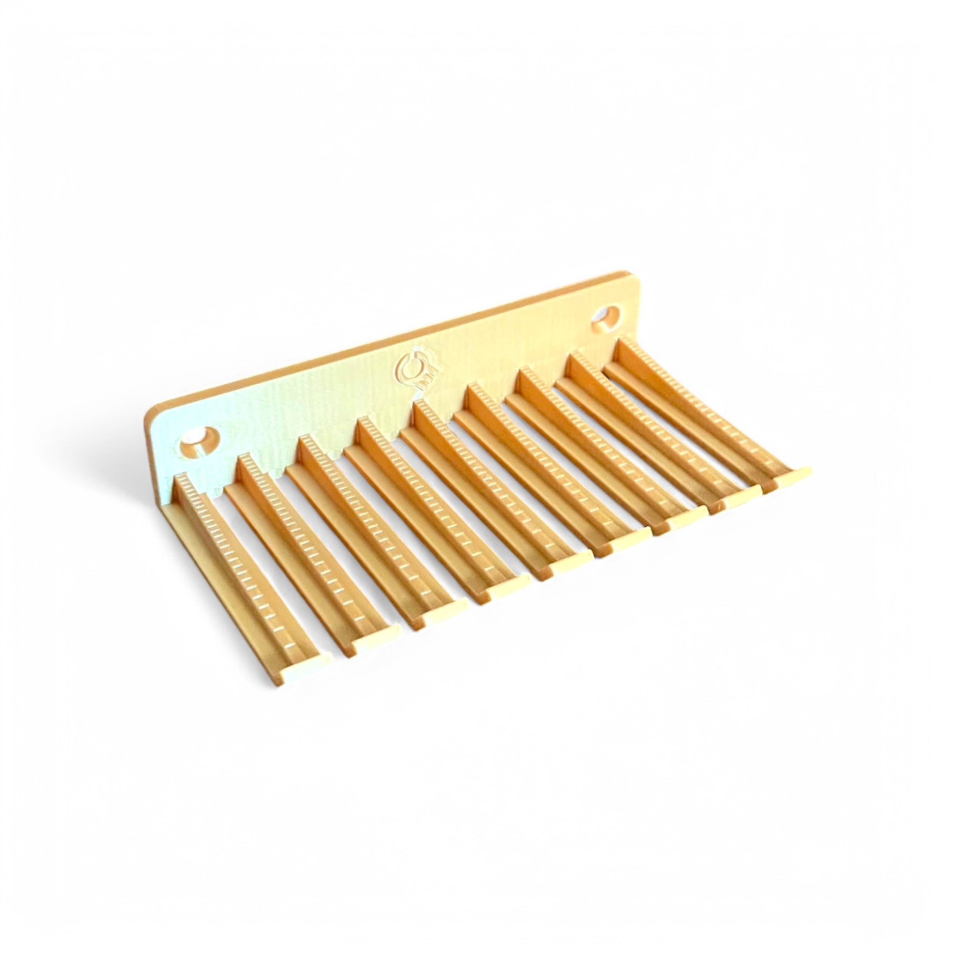 Cold Earth Industries 3D Printed Cable Holder for Eurorack Modular Synthesizers - Gold