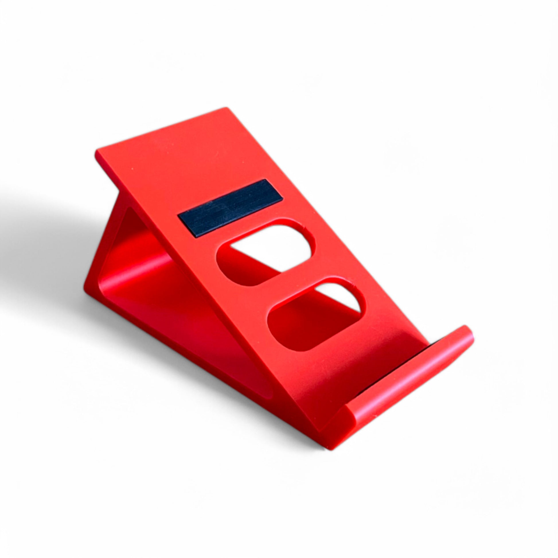 Cold Earth Industries Guitar Pedal Stand LITE 30 Degree 65mm - 175mm Widths | 3D Printed Guitar Pedal Stand | Cold Earth Industries - 3D printed stand in Red by Cold Earth Industries