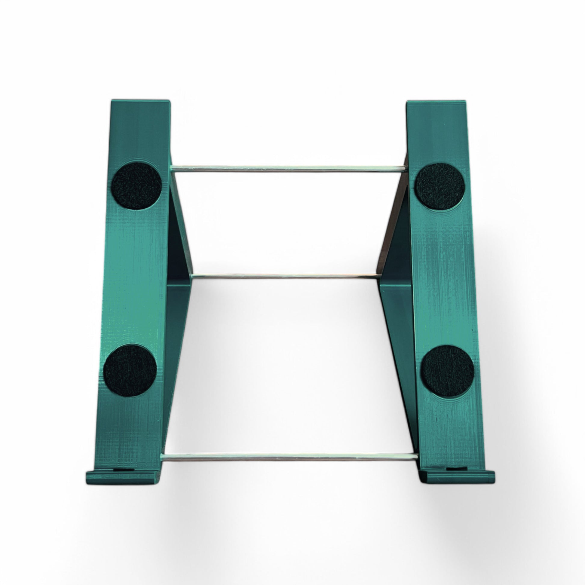 Ableton Push 2 Midi Controller Stand | 3D Printed Midi Controller Stand | Cold Earth Industries - 3D printed Green 45 degree stand by Cold Earth Industries - Front view
