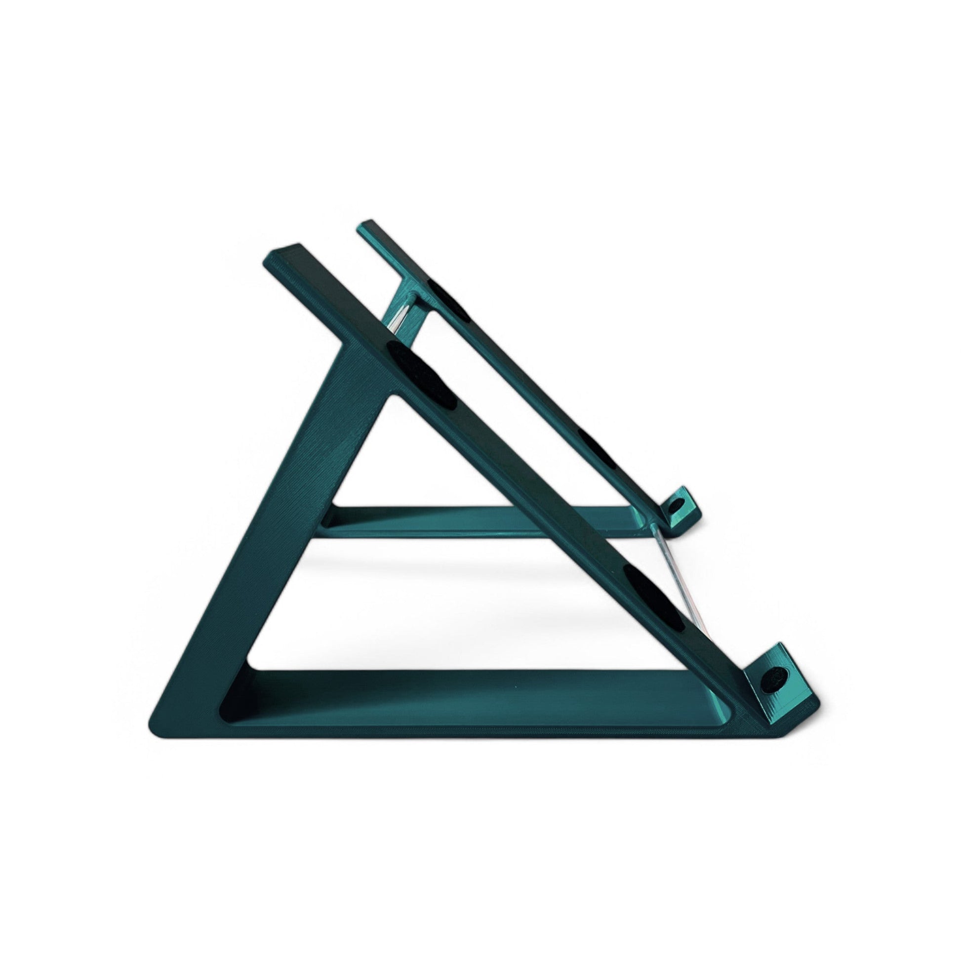 Ableton Push 2 Midi Controller Stand | 3D Printed Midi Controller Stand | Cold Earth Industries - 3D printed Green 45 degree stand by Cold Earth Industries - Side view