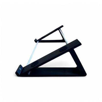 Arturia Microfreak Synthesizer Stand | 3D Printed Synthesizer Stand | Cold Earth Industries - 30 degree 3D printed stand - Side view - by Cold Earth Industries