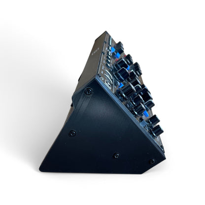 Behringer Module Synthesizer Side Panels | 3D Printed Synthesizer Stand | Cold Earth Industries - 50 Degrees 3D printed Side Panels in Black - Reverse Side View - by Cold Earth Industries