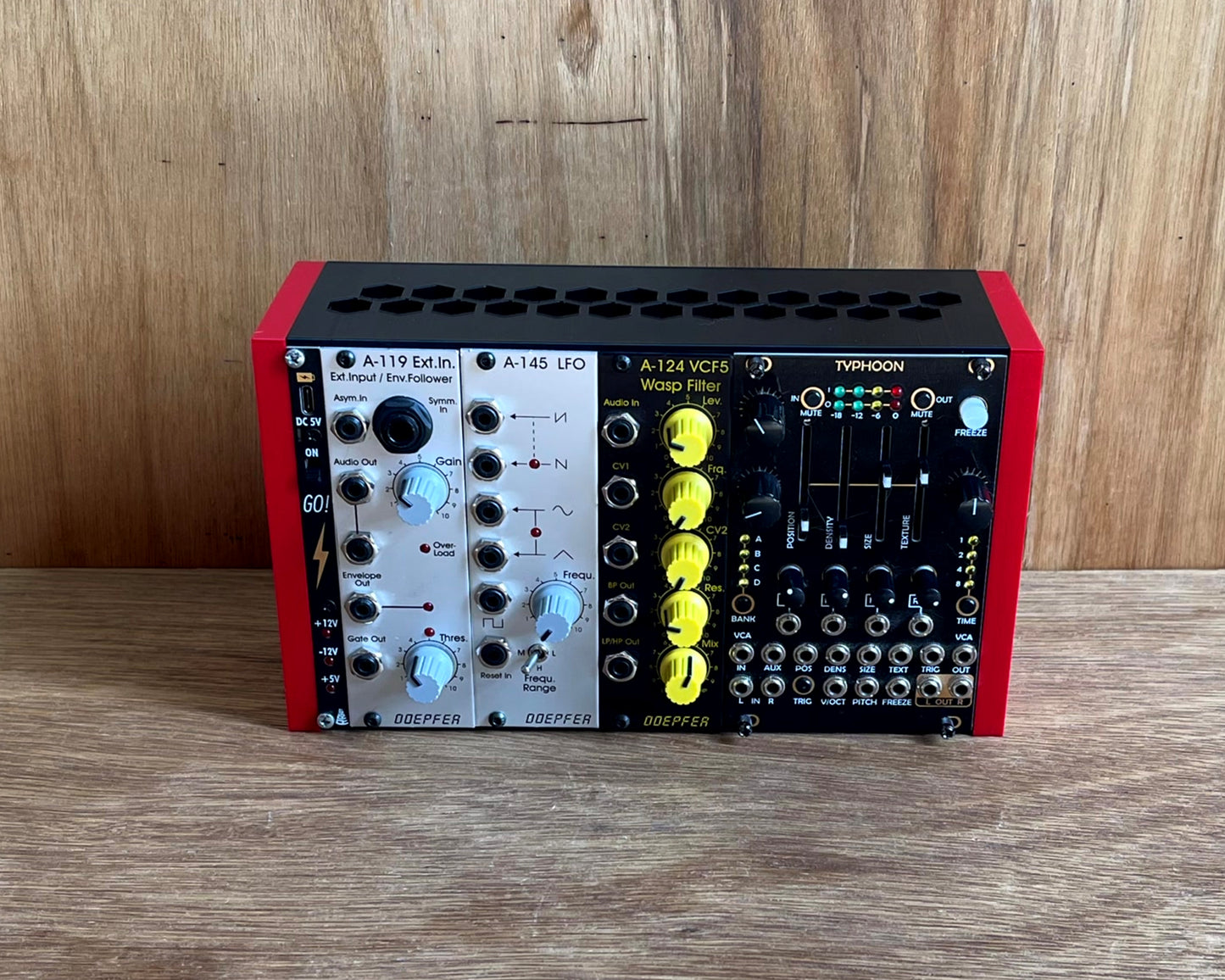 42HP 3U Eurorack Modular Synthesizer Skiff Case - Choose your colours