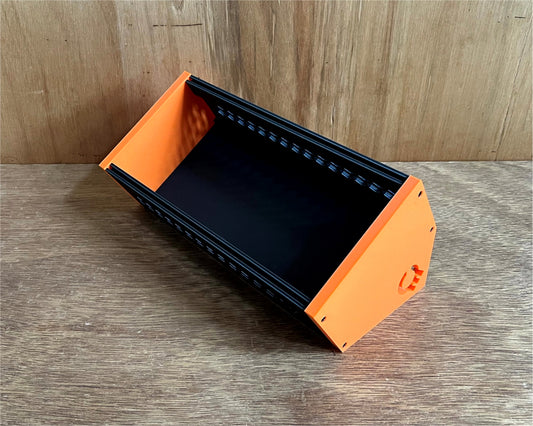 52 HP 3U Angled Eurorack Modular Synthesizer Skiff Case - 3D Printed - Choose your colours