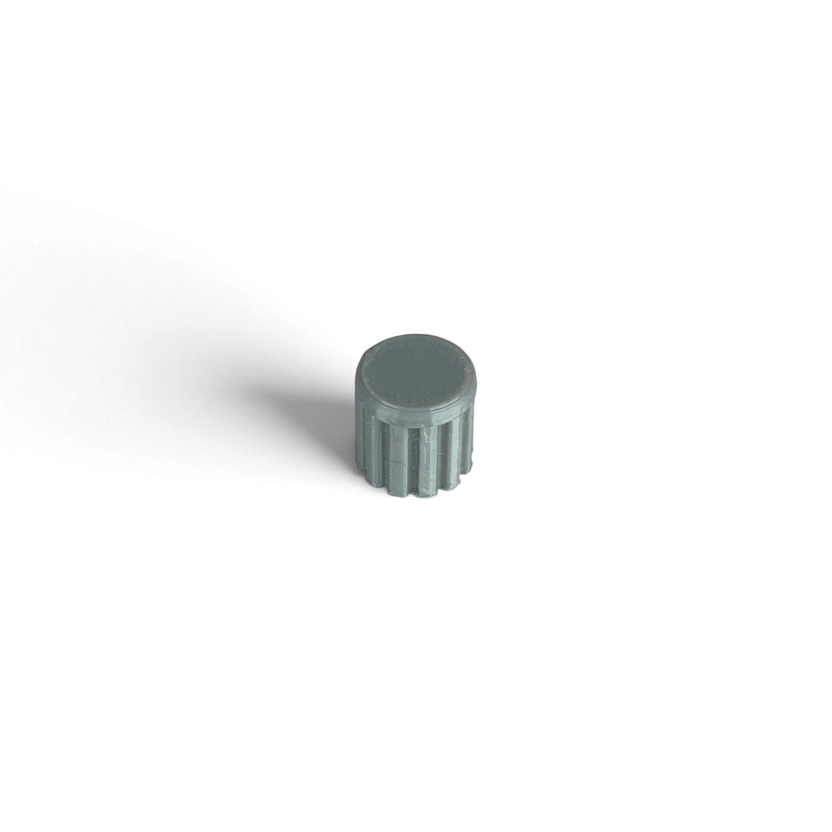 Single M-Vave FM-1 encoder cap in grey, 3D printed by Cold Earth Industries