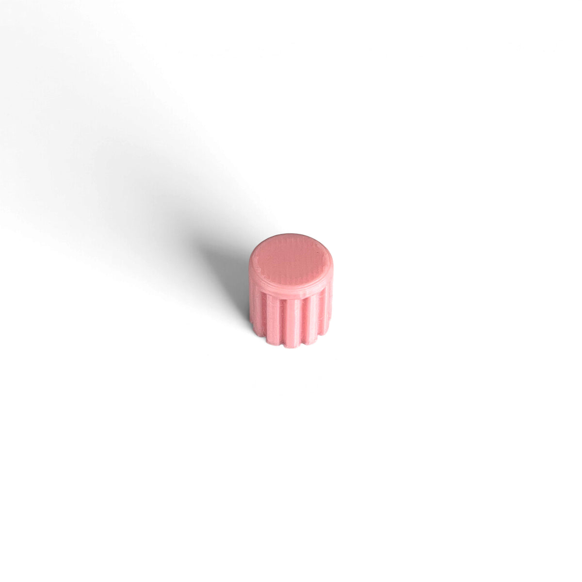 Single M-Vave FM-1 encoder cap in pink, 3D printed by Cold Earth Industries