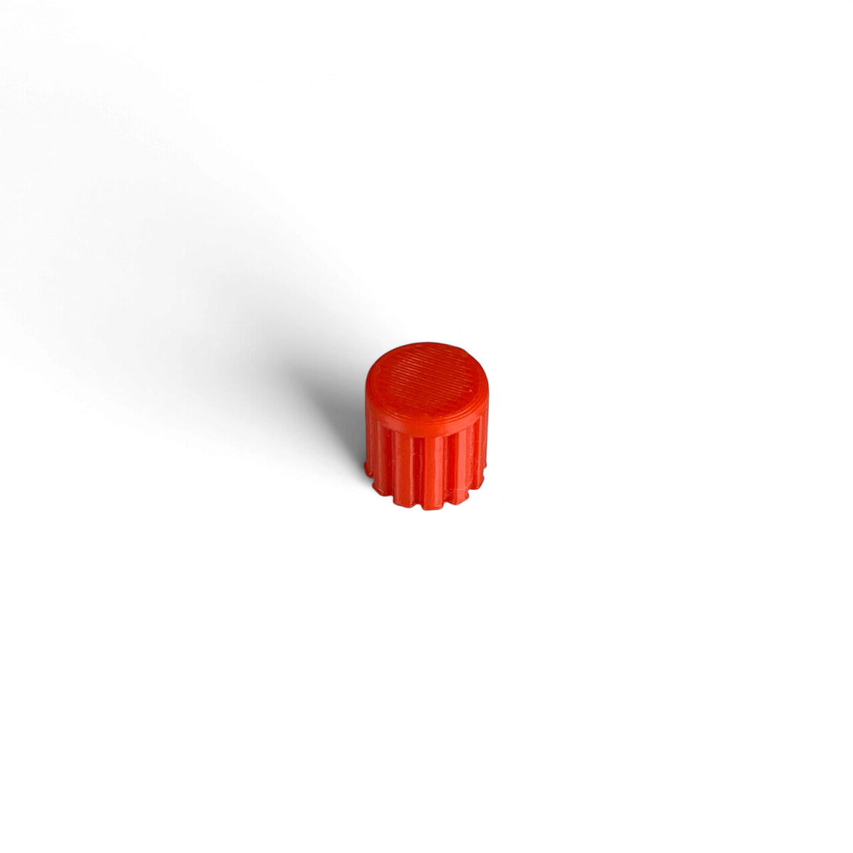 Single M-Vave FM-1 encoder cap in red, 3D printed by Cold Earth Industries