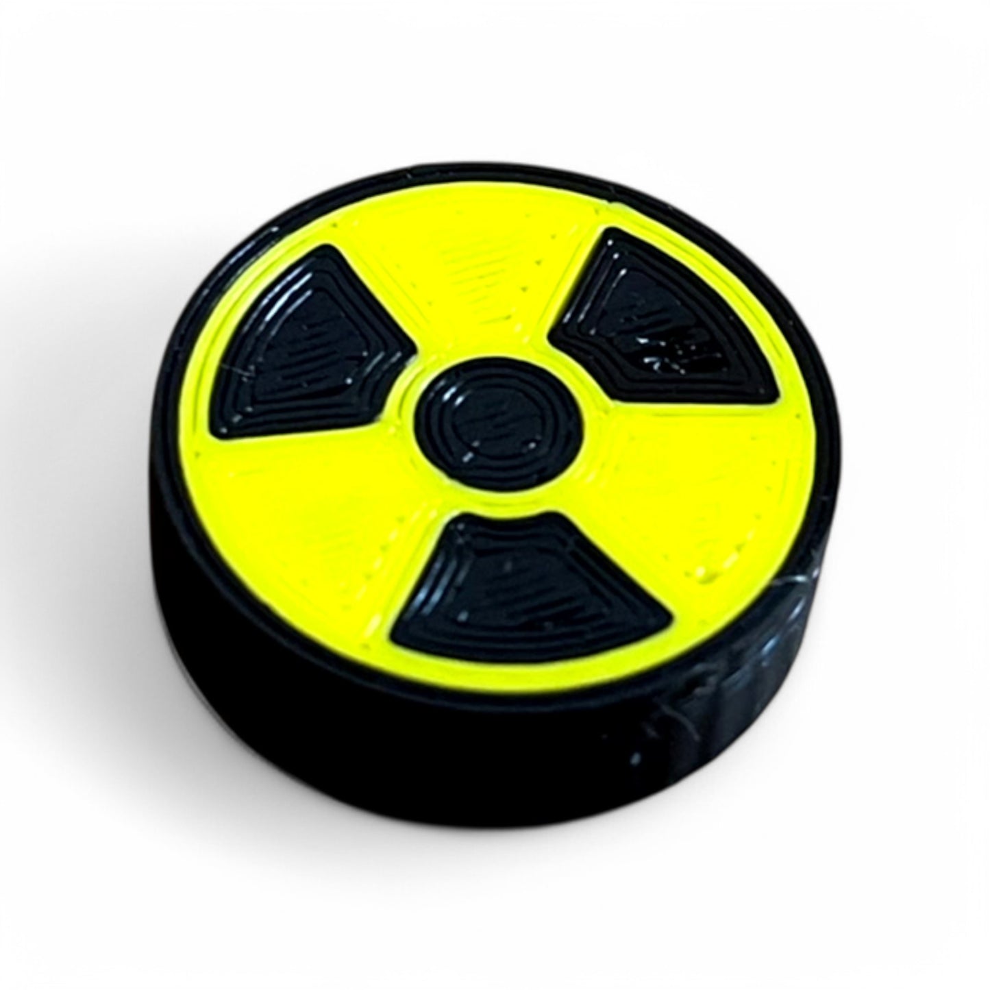 Guitar Pedal Footswitch Topper - Radiation Sign Design - (Thin Version) (Single / 4 Pack)