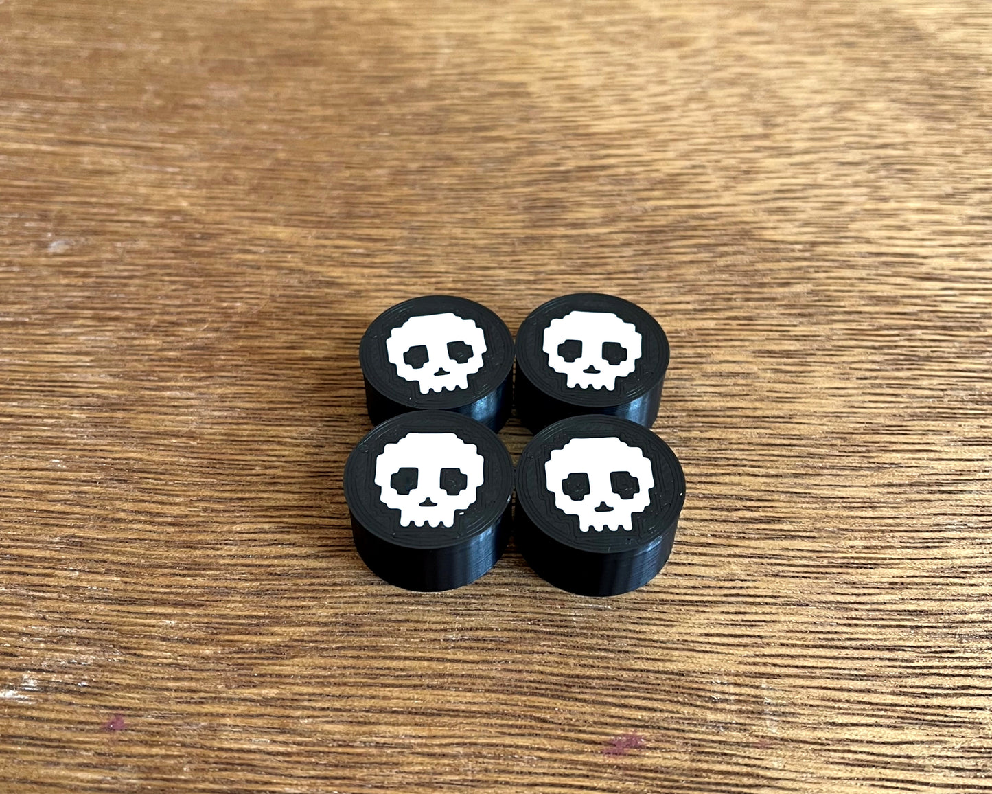 Guitar Pedal Footswitch Topper - Skull Design