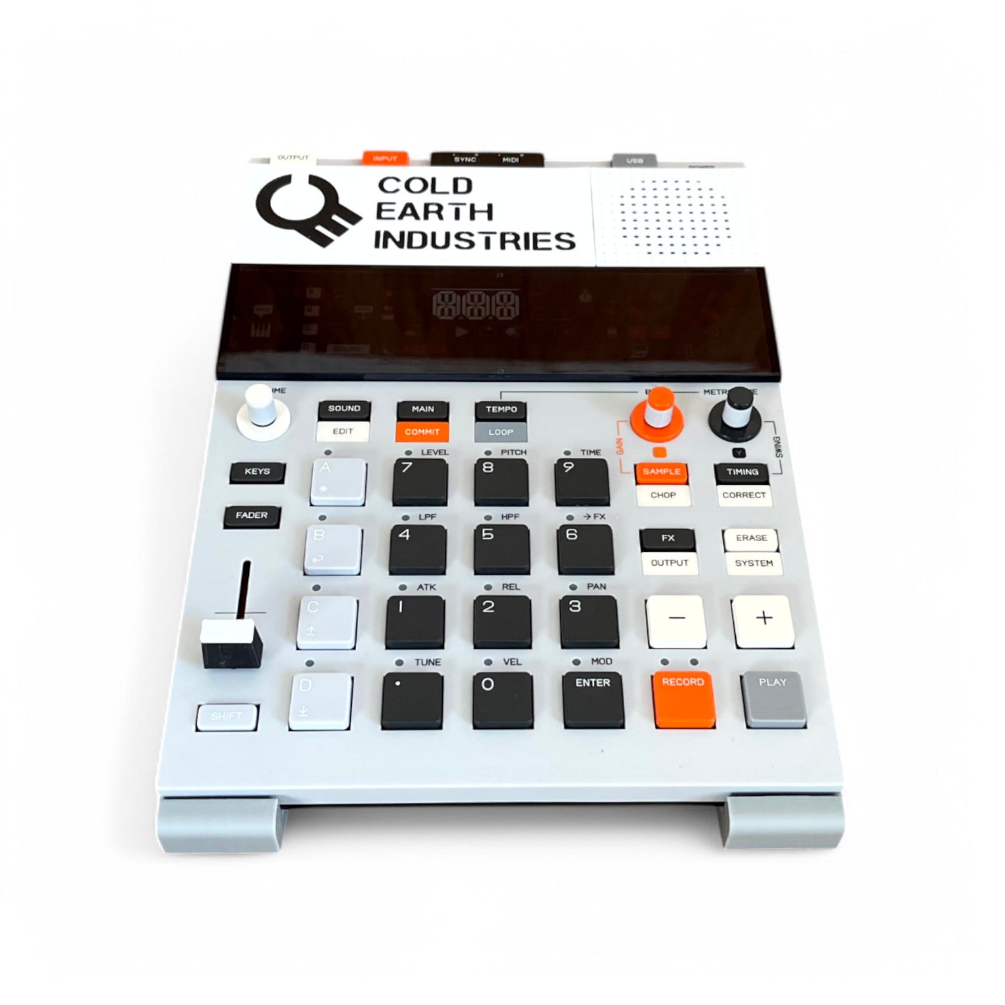 Teenage Engineering EP–133 KO II EP–1320 Medieval Sampler, Sequencer & Composer Sampler Stand | 3D Printed Sampler Stand | Cold Earth Industries