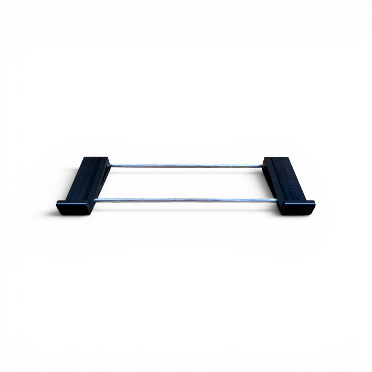 3D printed Melbourne Instruments Roto-Control Motorized Midi Controller 10 degree stand by Cold Earth Industries, shown front view, in black, on a white background