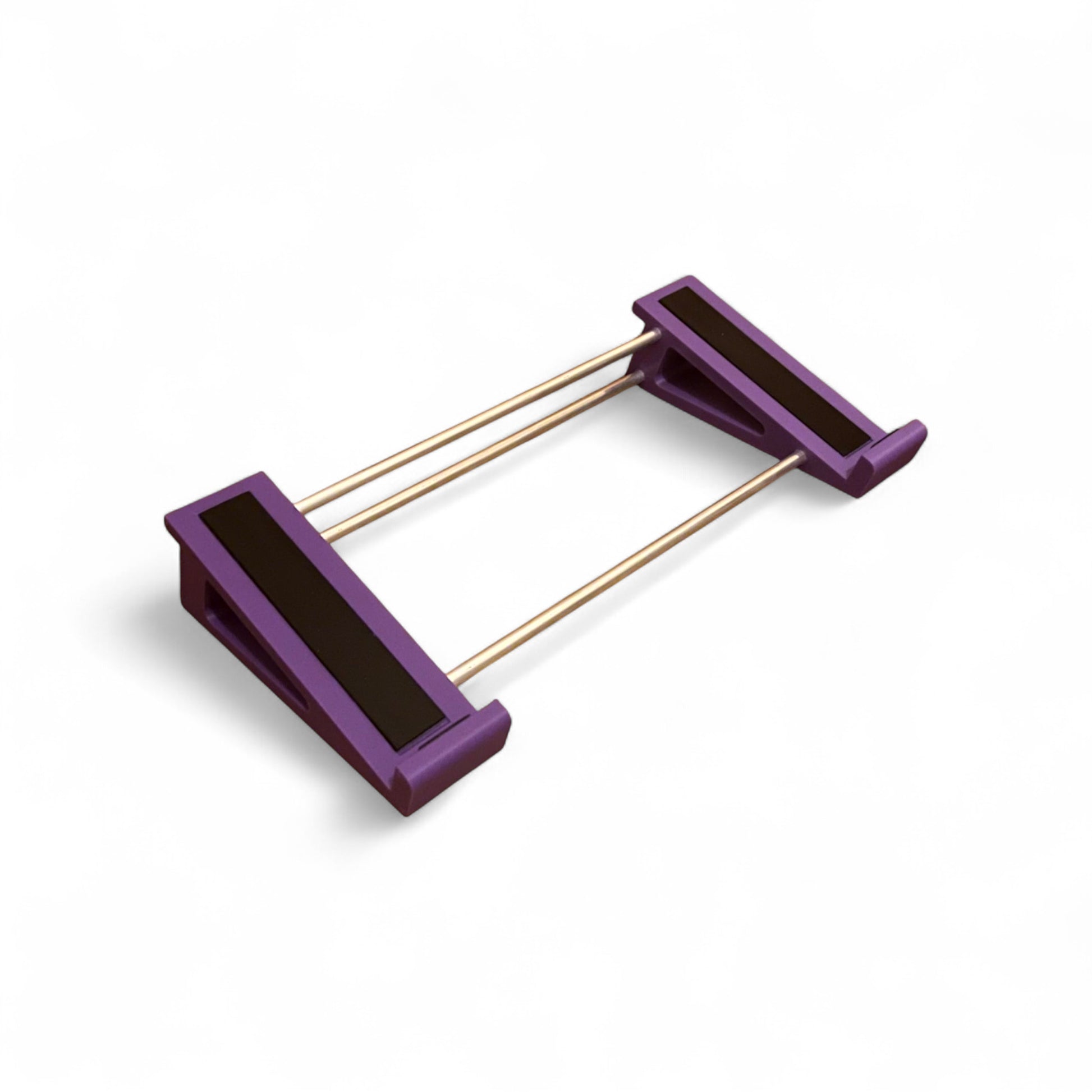 3D printed OXI Instruments OXI ONE Sequencer & Performer 20 degree stand by Cold Earth Industries, shown in purple on a white background