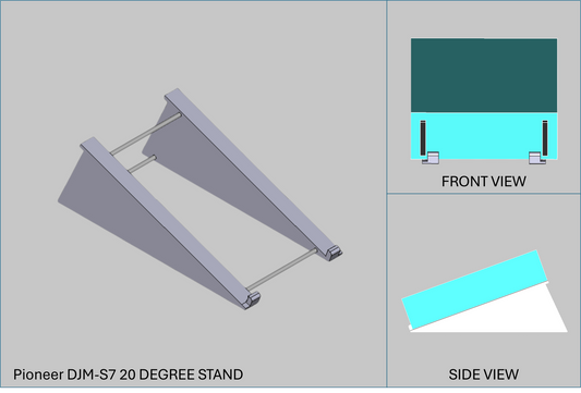 CUSTOM ORDER PIONEER DJM-S7 STAND 20 DEGREES Stand