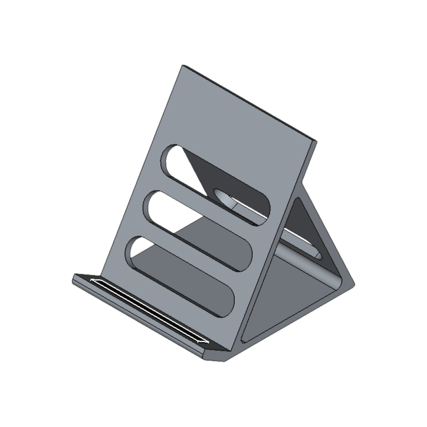CUSTOM ORDER - GUITAR PEDAL STAND LITE CUSTOM 117MM WIDTH 138MM HOLD DEPTH 60 DEGREE STAND