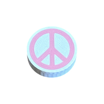 Guitar Pedal Footswitch Topper Peace –  Low Profile 8.5mm / 10mm / 11mm Switch Size | Set of 4 | 3D Printed | Cold Earth Industries